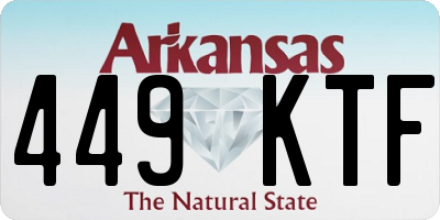 AR license plate 449KTF