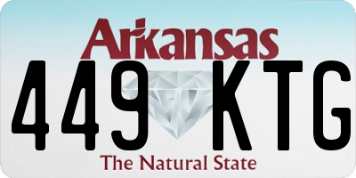 AR license plate 449KTG