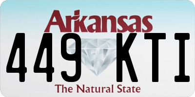 AR license plate 449KTI
