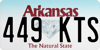 AR license plate 449KTS