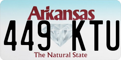 AR license plate 449KTU