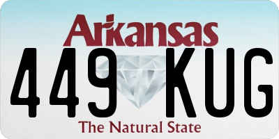 AR license plate 449KUG