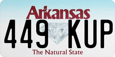 AR license plate 449KUP