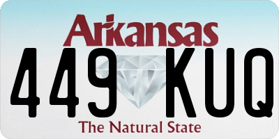 AR license plate 449KUQ