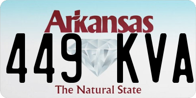 AR license plate 449KVA
