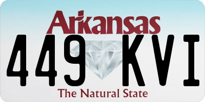 AR license plate 449KVI