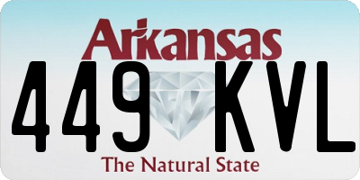 AR license plate 449KVL