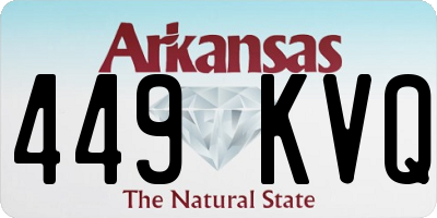 AR license plate 449KVQ
