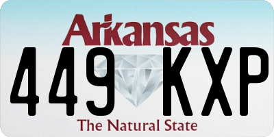AR license plate 449KXP