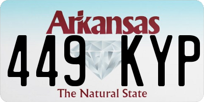 AR license plate 449KYP