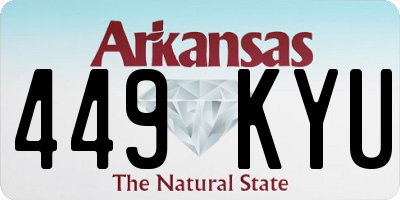 AR license plate 449KYU