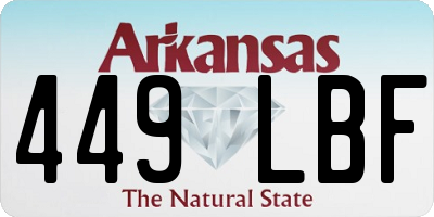 AR license plate 449LBF