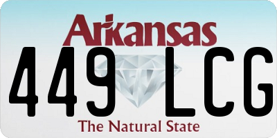 AR license plate 449LCG