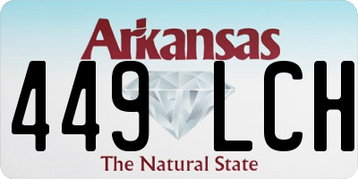 AR license plate 449LCH