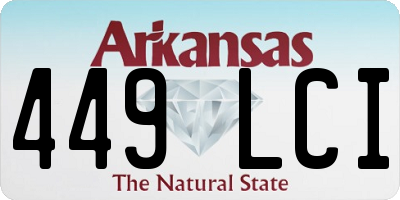 AR license plate 449LCI