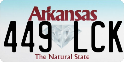 AR license plate 449LCK