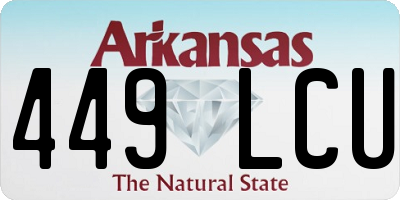 AR license plate 449LCU