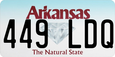 AR license plate 449LDQ