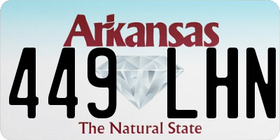 AR license plate 449LHN