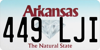 AR license plate 449LJI