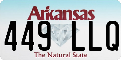 AR license plate 449LLQ