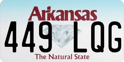 AR license plate 449LQG