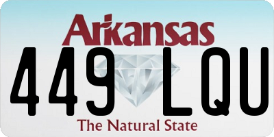 AR license plate 449LQU