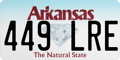 AR license plate 449LRE