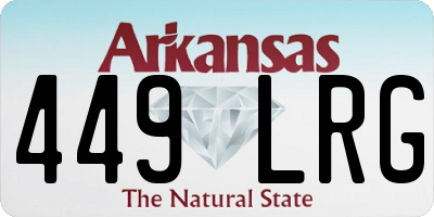 AR license plate 449LRG
