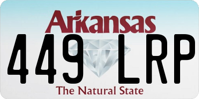 AR license plate 449LRP