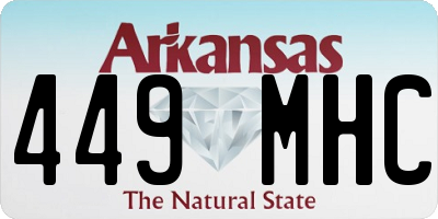 AR license plate 449MHC