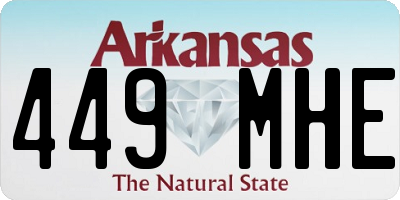 AR license plate 449MHE