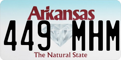 AR license plate 449MHM