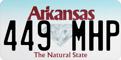 AR license plate 449MHP