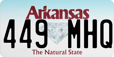 AR license plate 449MHQ