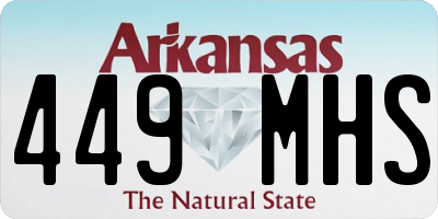 AR license plate 449MHS