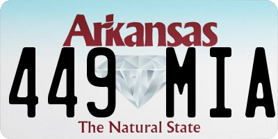 AR license plate 449MIA