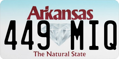 AR license plate 449MIQ