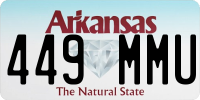 AR license plate 449MMU