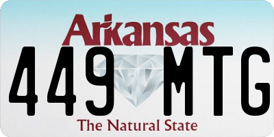 AR license plate 449MTG