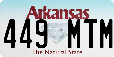 AR license plate 449MTM
