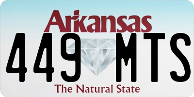AR license plate 449MTS