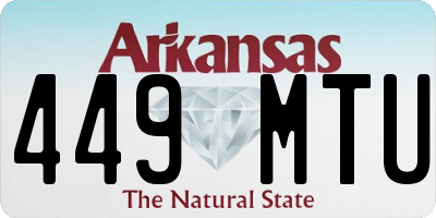 AR license plate 449MTU