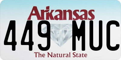 AR license plate 449MUC