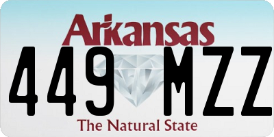 AR license plate 449MZZ