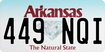 AR license plate 449NQI