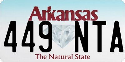 AR license plate 449NTA
