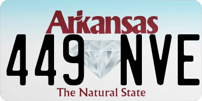 AR license plate 449NVE