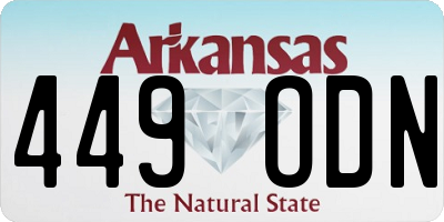 AR license plate 449ODN