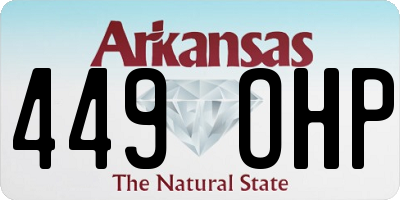 AR license plate 449OHP
